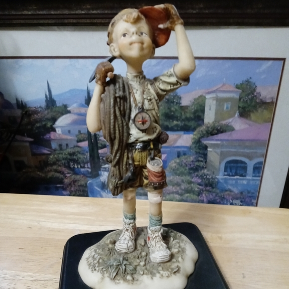 THE BEACHCOMERS COASTAL⛵🐧10.5",LIFE RESIN FIGURINE 1989 DECOR. - Picture 13 of 16